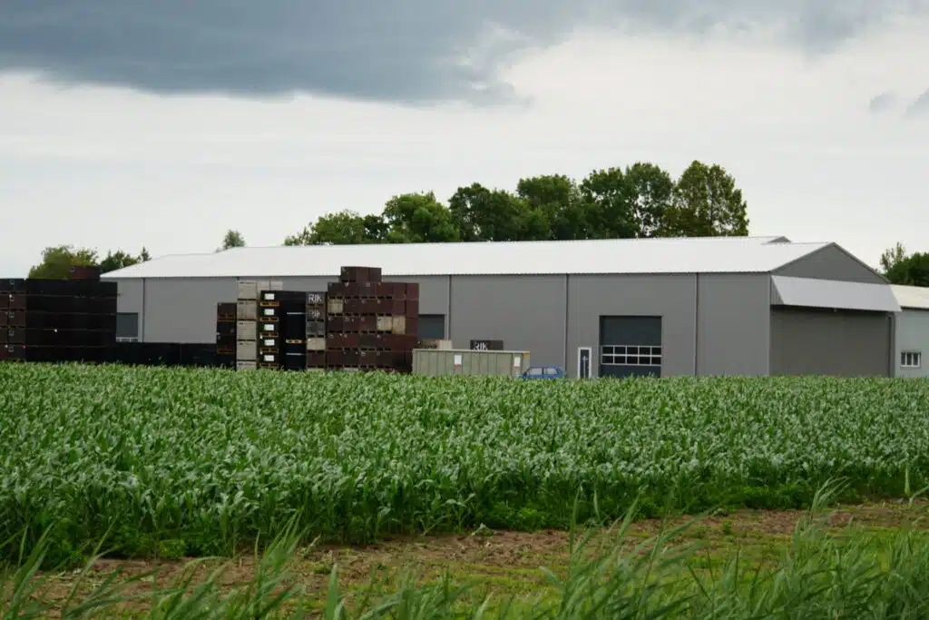 Staalconstructie loods Enserweg Ens